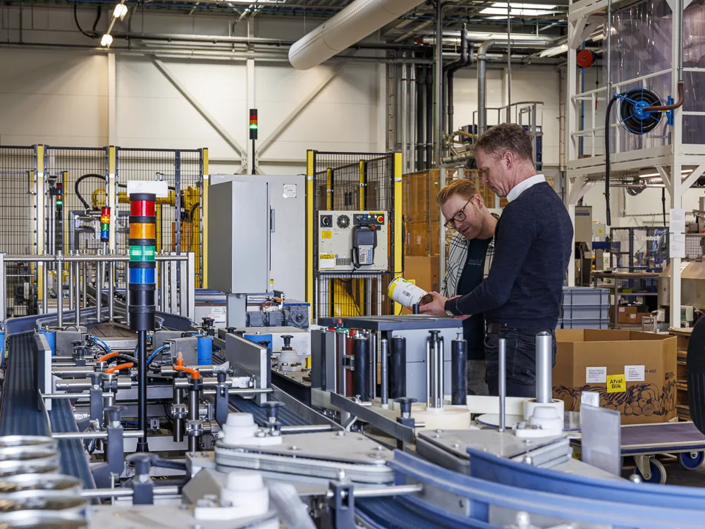 Verpakkingslijn Rijk Zwaan controle