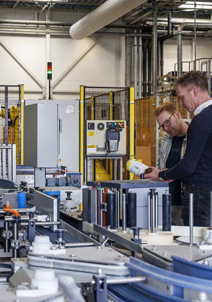 Verpakkingslijn Rijk Zwaan controle