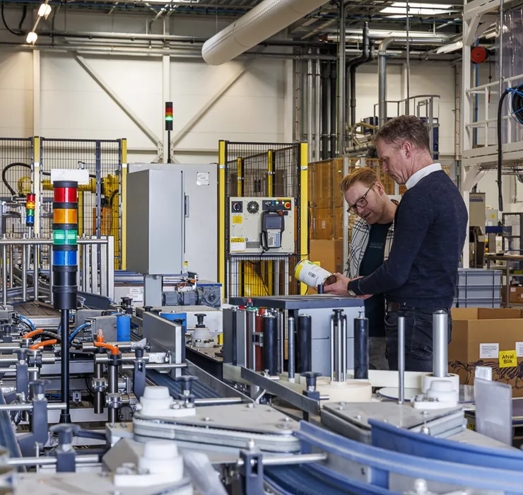 Verpakkingslijn Rijk Zwaan controle