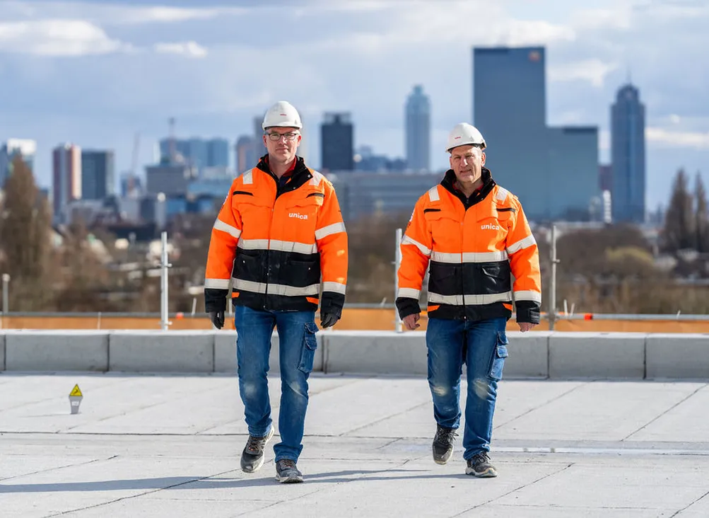 Inspectiecontrole op het dak Franciscus Gasthuis
