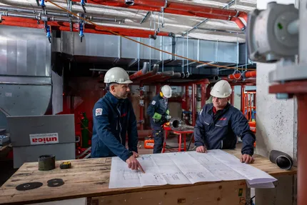 Bouwtekening technische ruimte Avans Hogeschool