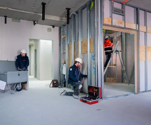 Realisatie badkamer ziekenhuis kamer Franciscus Gasthuis