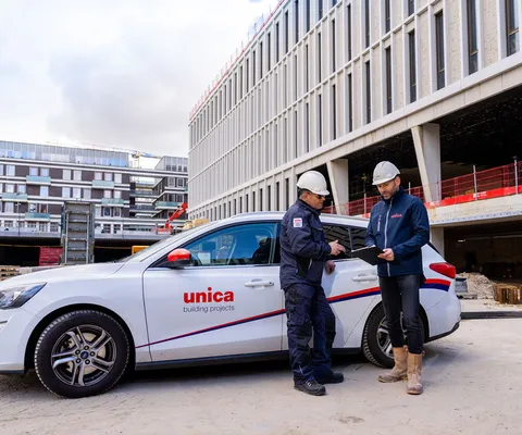 Overleg collega's voor Unica bedrijfauto Avans Hogeschool