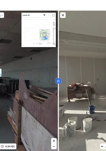 Voorbeeld van OpenSpace interface