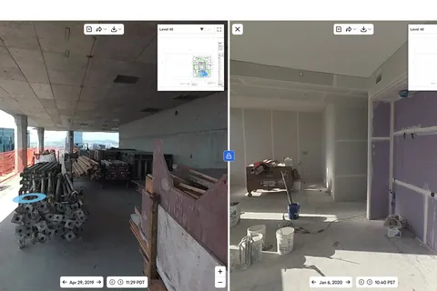 Voorbeeld van OpenSpace interface