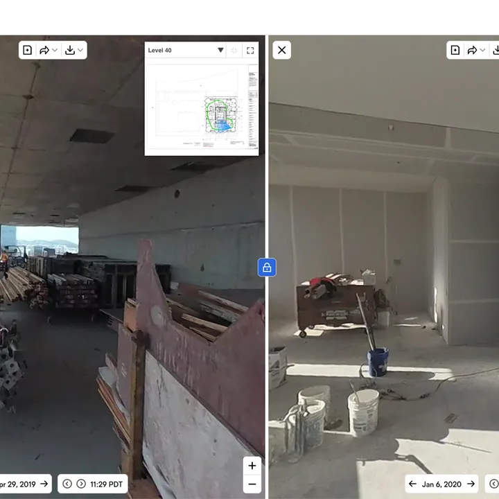 Voorbeeld van OpenSpace interface