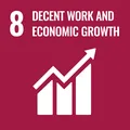 SDG Sustainable Development Goal 8 decent work and economic growth