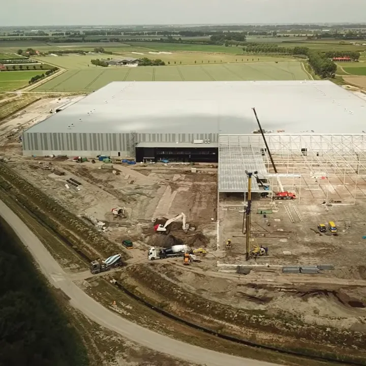 DSV Tholen locatie bovenaf