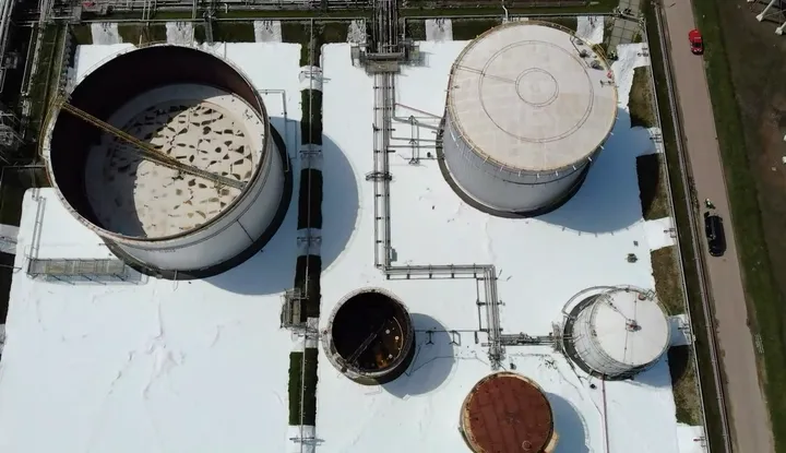 Drone foto schuimtest