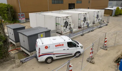 Auto met batterijen unica