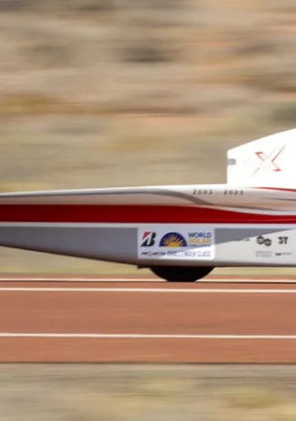 De zonnewagen van Solar Team Twente rijdt over de weg in Australie tijdens het wereldkampioenschap van 2023