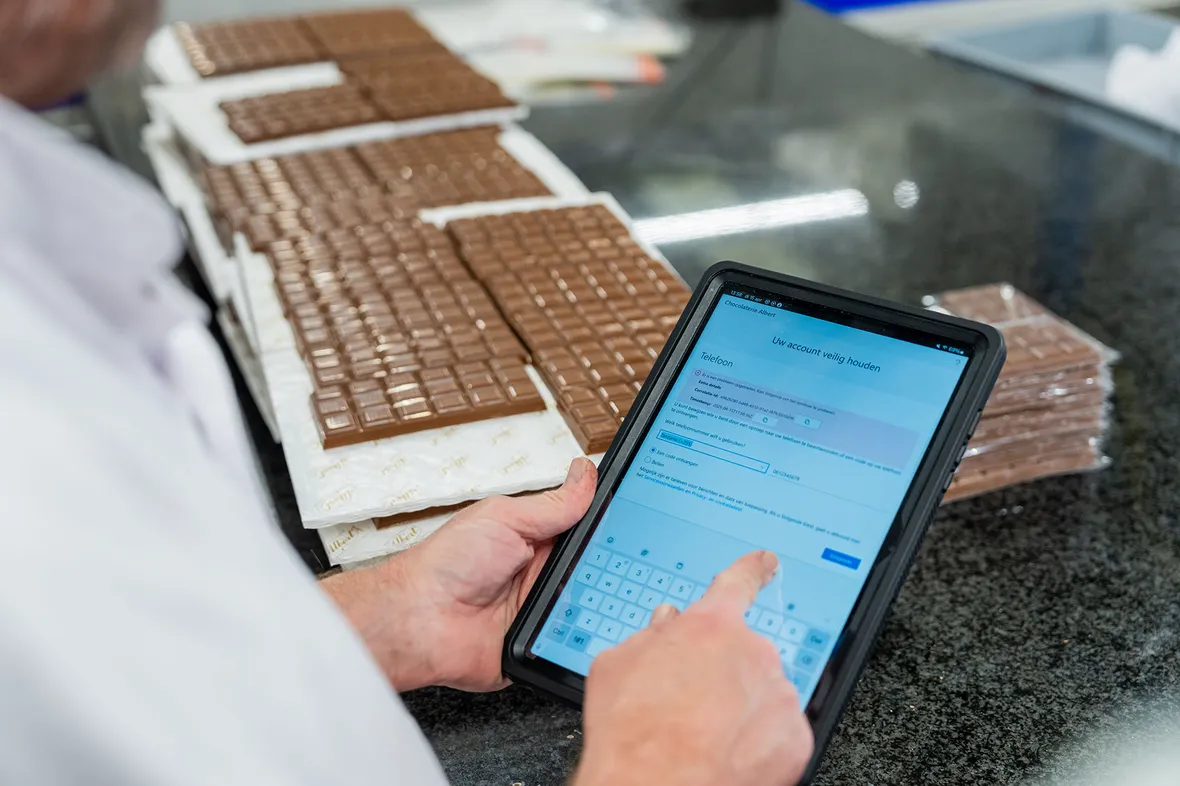 Medewerkers vinden alles op hun tablet