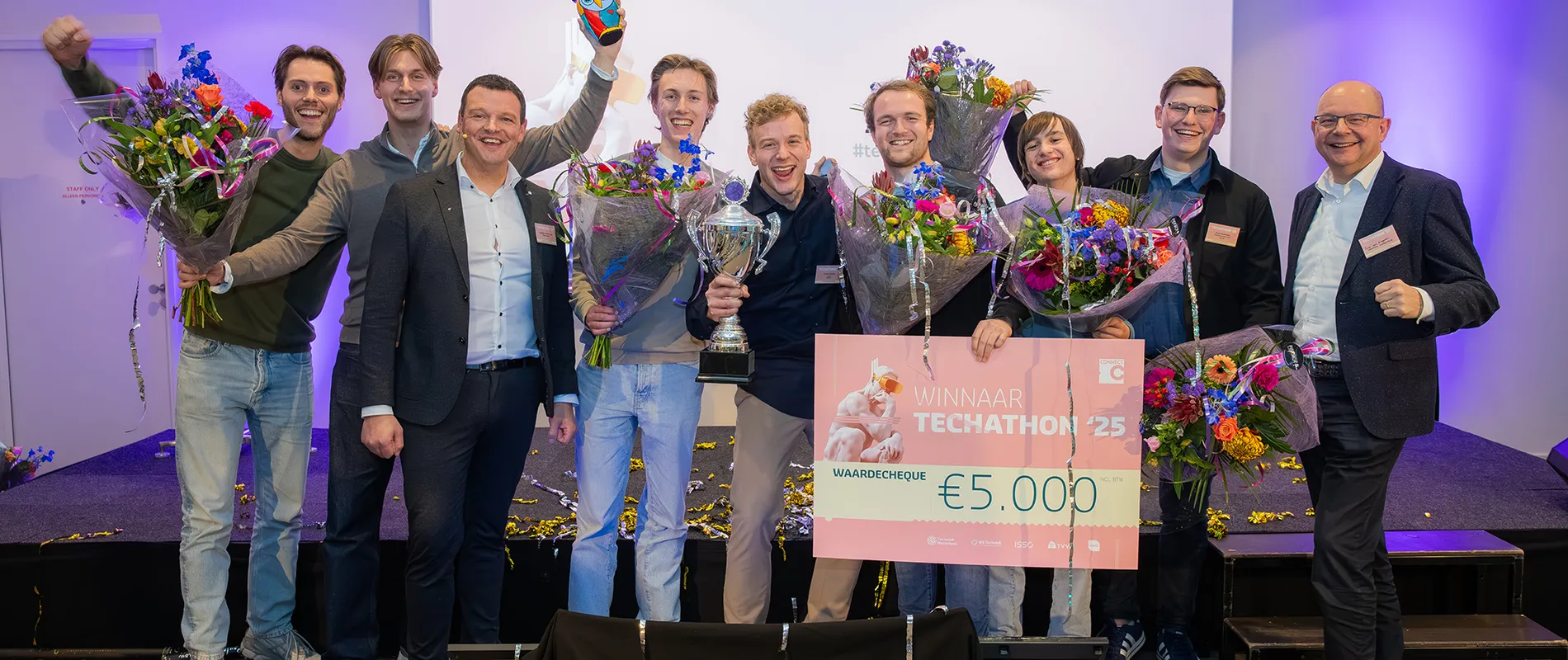 Techathon 2025 - groepsfoto winnaar
