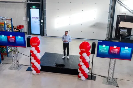 Presentatie van Raycko van Hummel over FIRE Vision tijdens een event van Unica Fire Safety
