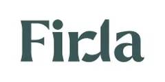 Stylized text logo spelling "Firda" in dark green on a white background.