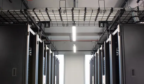 White space datacenter van cybersecurity bedrijf