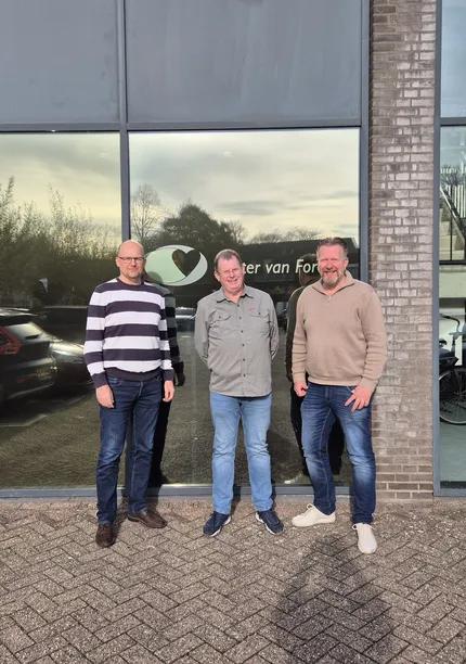 Martijn, René en Jacob