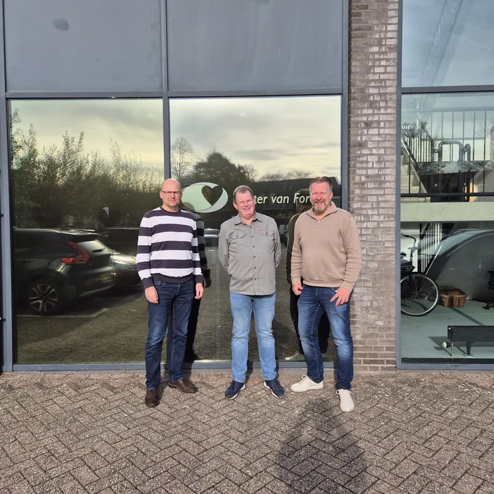 Martijn, René en Jacob