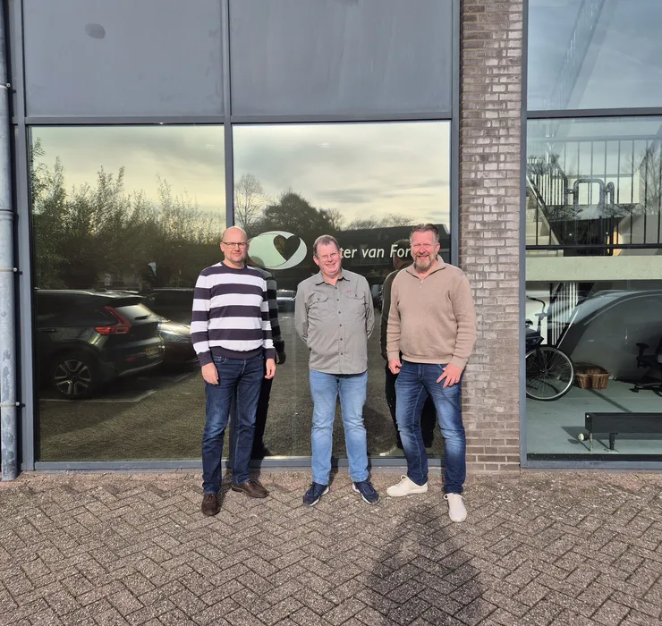 Martijn, René en Jacob