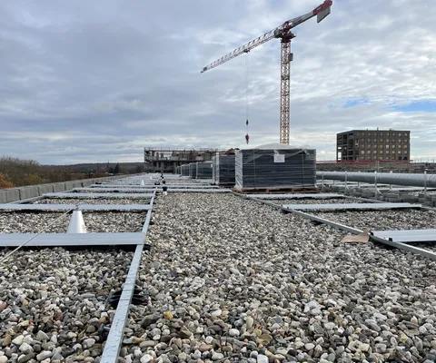 dak van een gebouw