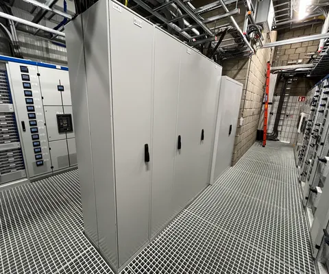 Technische ruimte kasten Mora fabriek Maastricht
