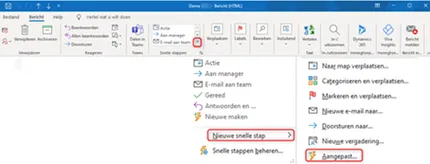 instellen snelle stap