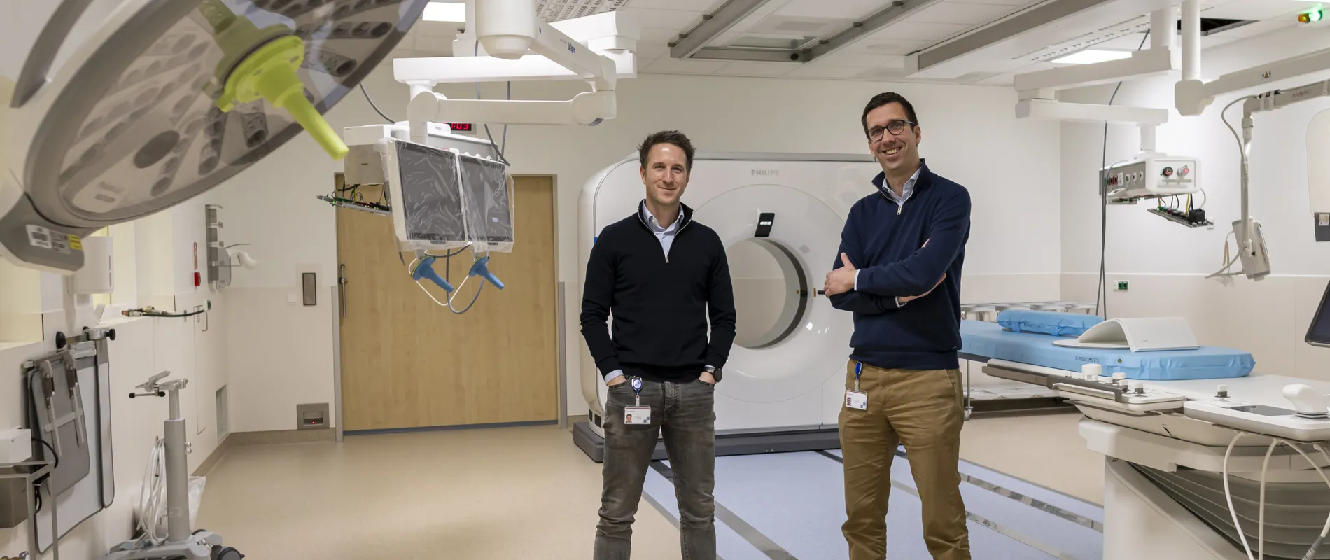 Projectmanager Danny van der Put (links) en lead engineer Arie Kraaijeveld (rechts)