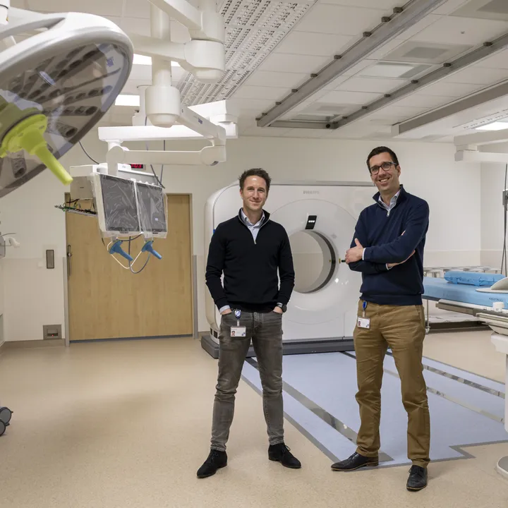 Projectmanager Danny van der Put (links) en lead engineer Arie Kraaijeveld (rechts)