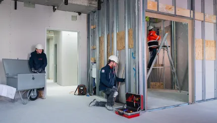 Werkzaamheden voor sanitair project