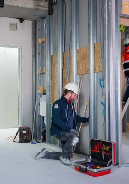 Werkzaamheden voor sanitair project