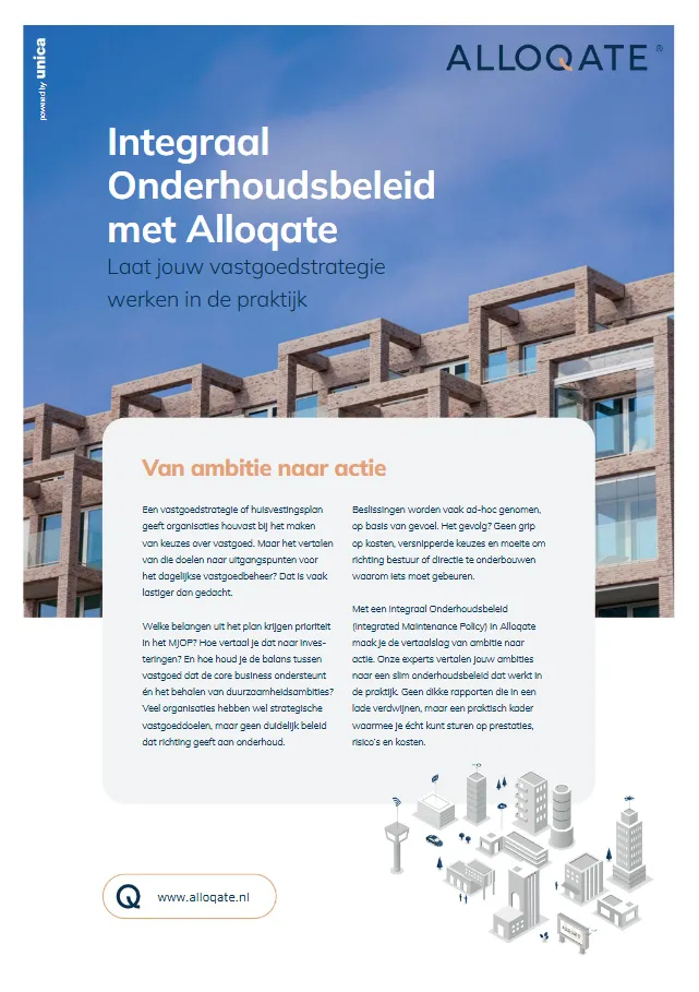 Voorblad Whitepaper Alloqate Integraal Onderhoudsbeleid
