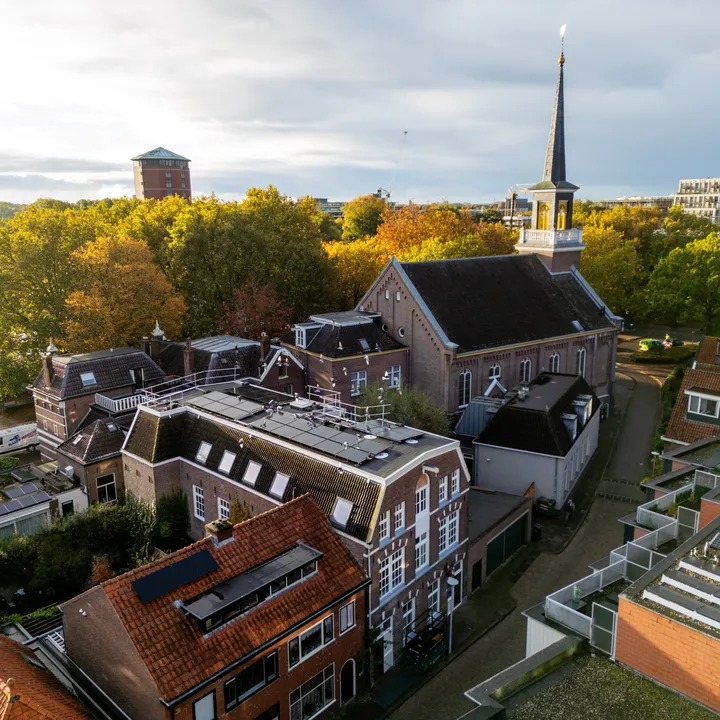 Gemeente zwolle monumentaal pand drone foto