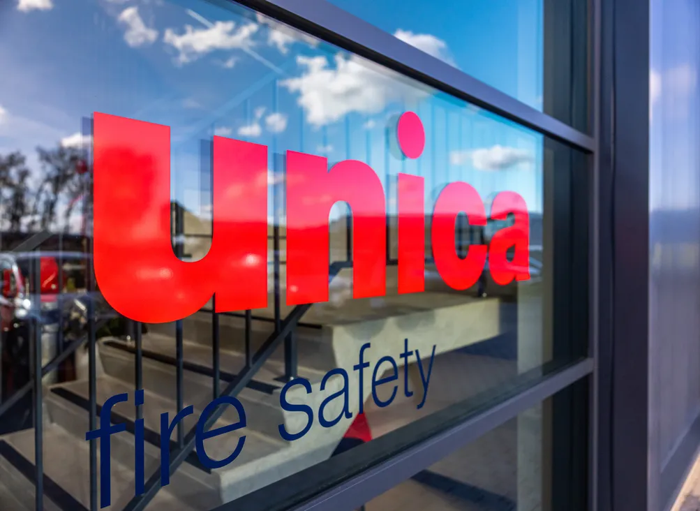 Pandbelettering Unica Fire Safety