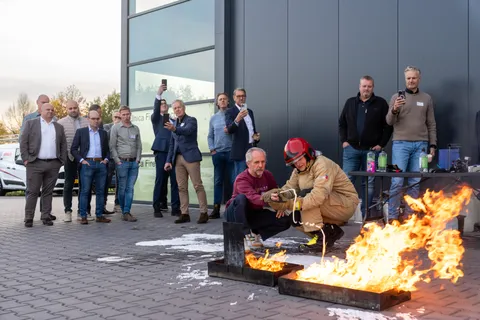 Close-up Brandproef Unica Fire Safety