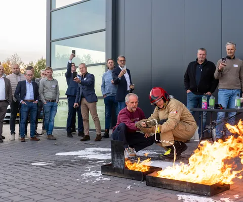 Close-up Brandproef Unica Fire Safety