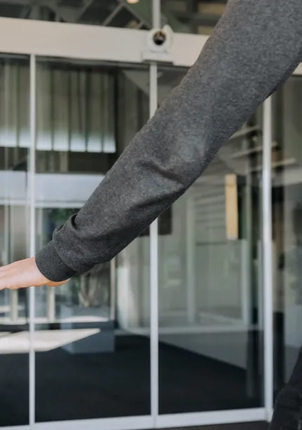 Hand onder sensor
