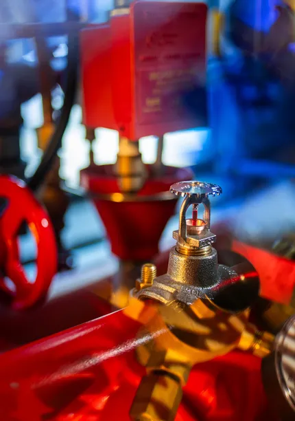 Demoruimte van Unica Fire Safety Sprinklerkop