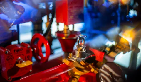 Demoruimte van Unica Fire Safety Sprinklerkop