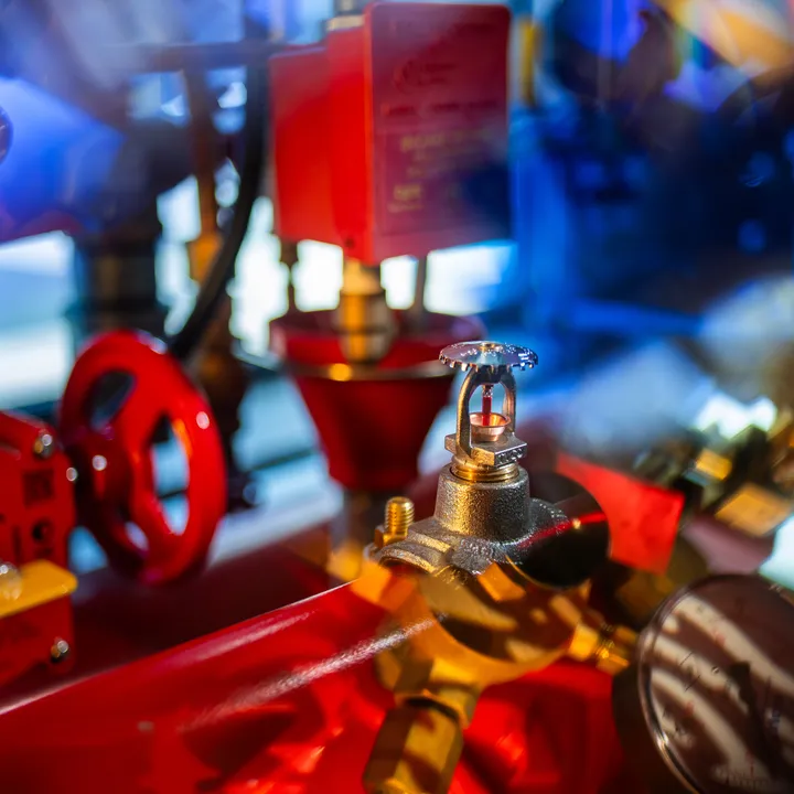 Demoruimte van Unica Fire Safety Sprinklerkop