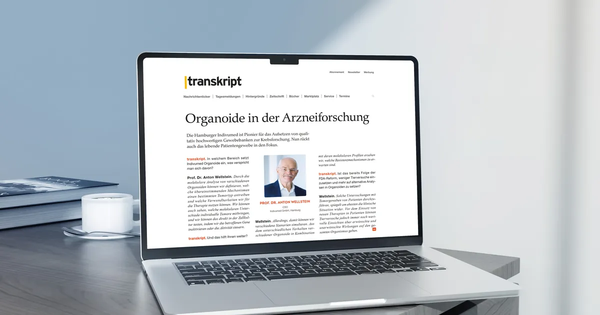 Transformative organoids | Indivumed