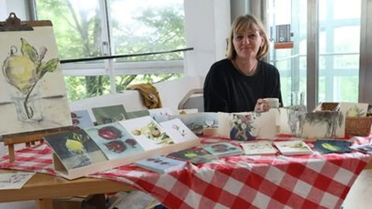 Petra Korherr zeigt Upcycling Kunst