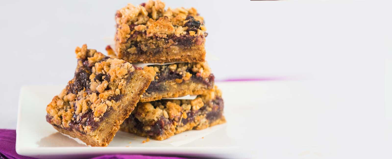 Grape Crumble Bars - Welch's