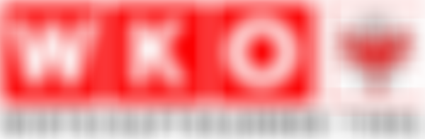 Logo featuring three red squares with "WKO" in white, and the Tyrol coat of arms. Text below reads "WIRTSCHAFTSKAMMER TIROL."