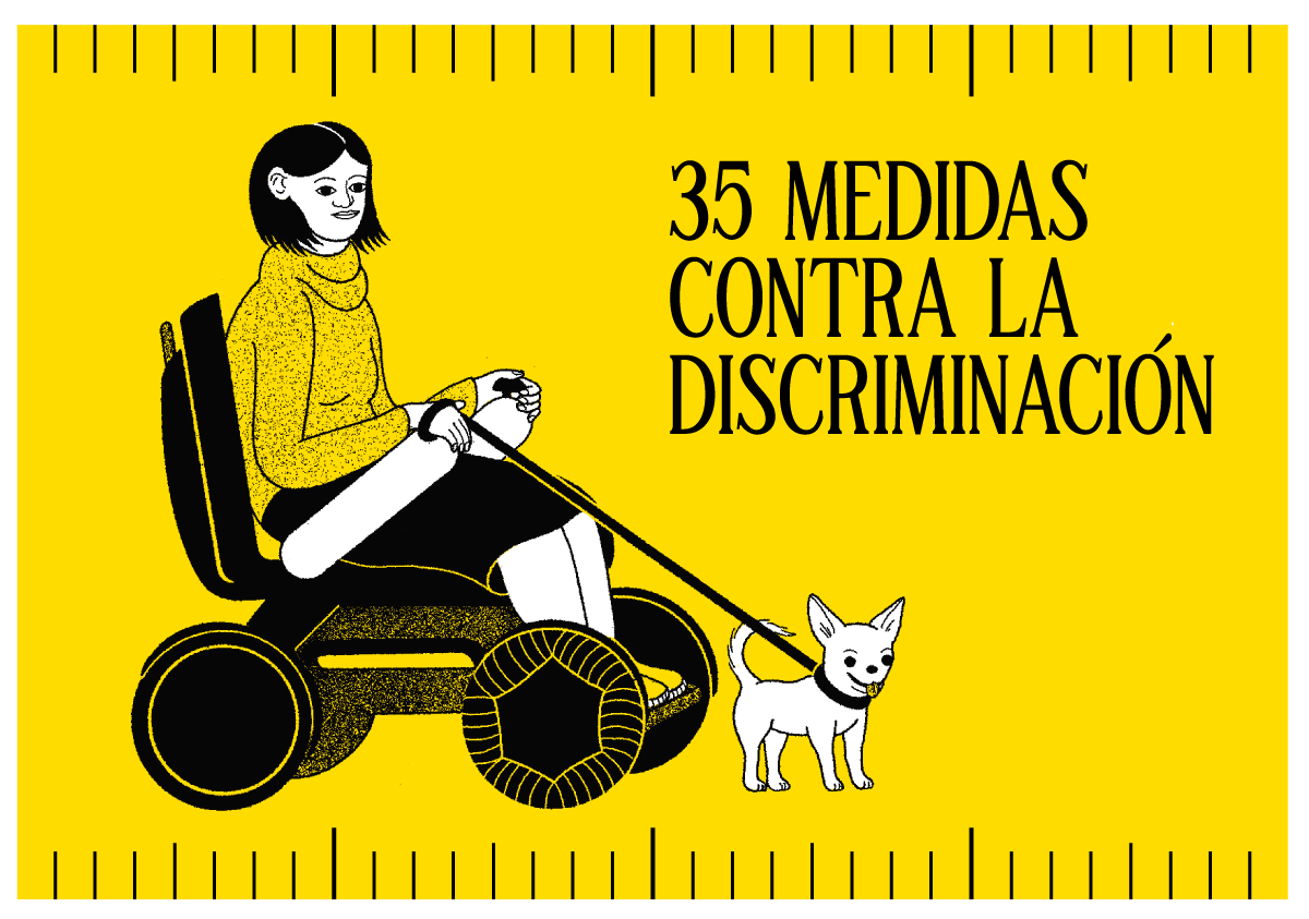 Campaña de presión social y política para dar a conocer las propuestas de COCEMFE contra la discriminación.