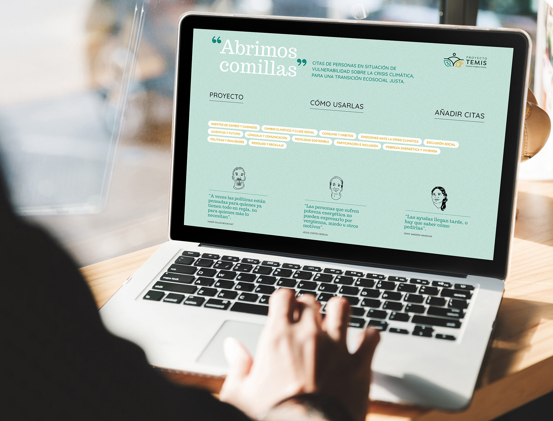 Producto digital sobre la participación de personas en situación vulnerable en la transición ecosocial.