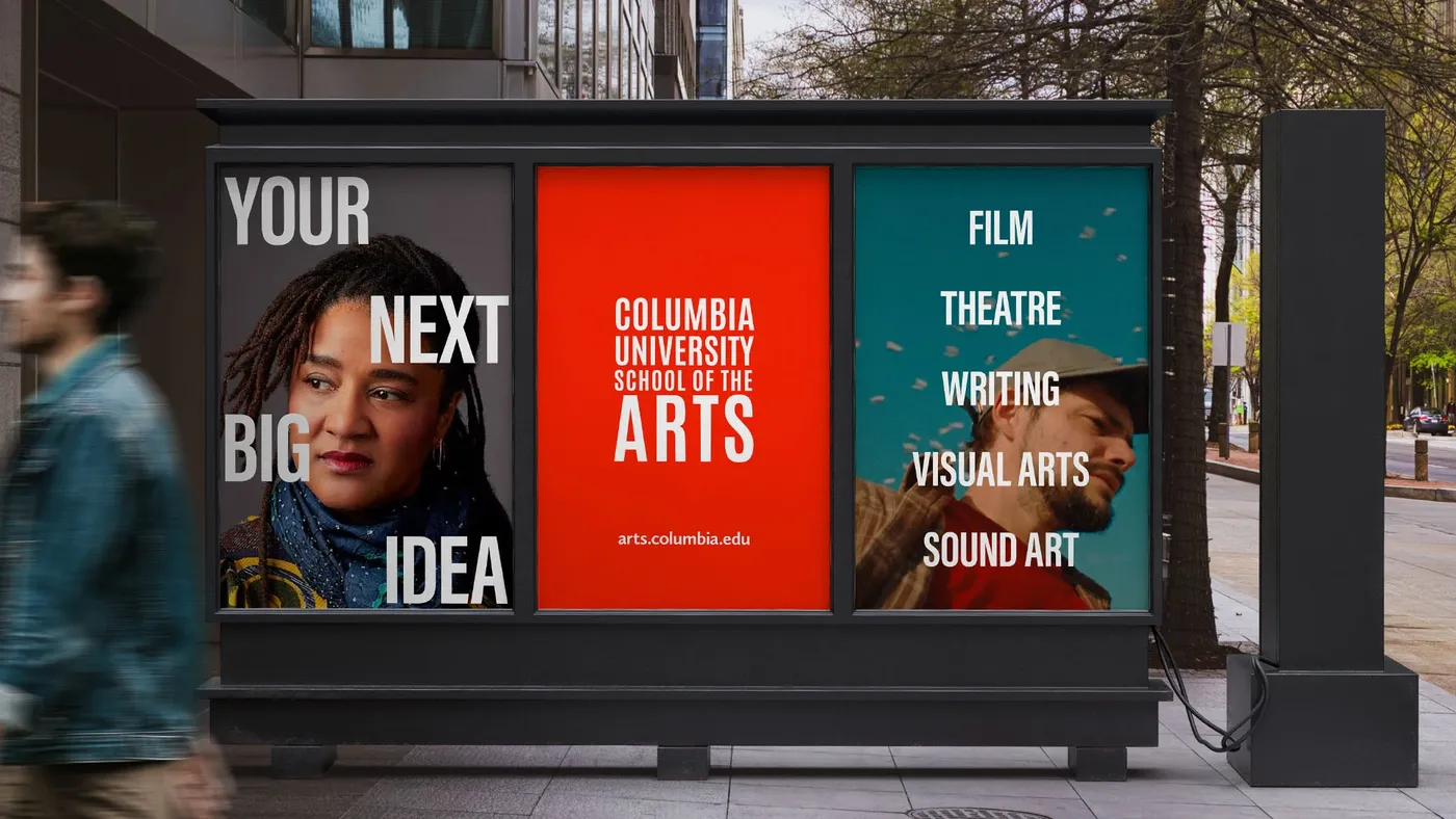 Billboard for Columbia University School of the Arts
