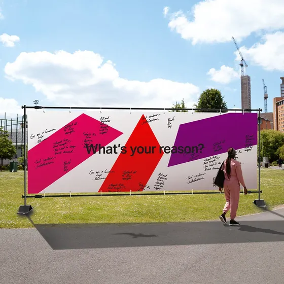 Aston University text board image