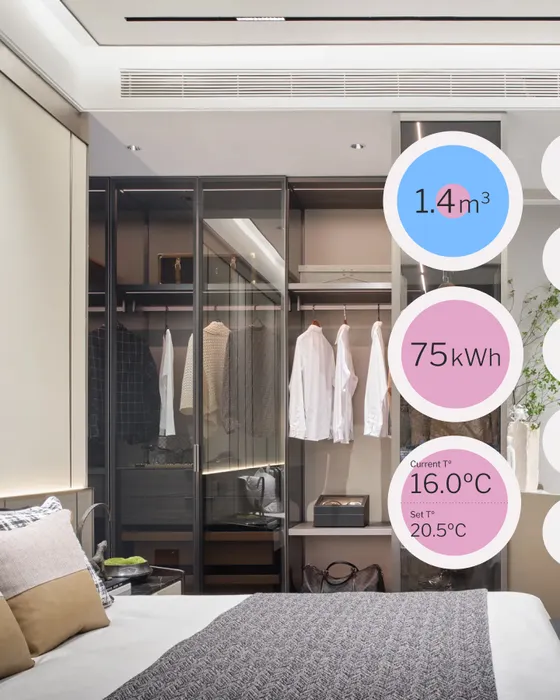 Digital hotel room — preset welcome scene
