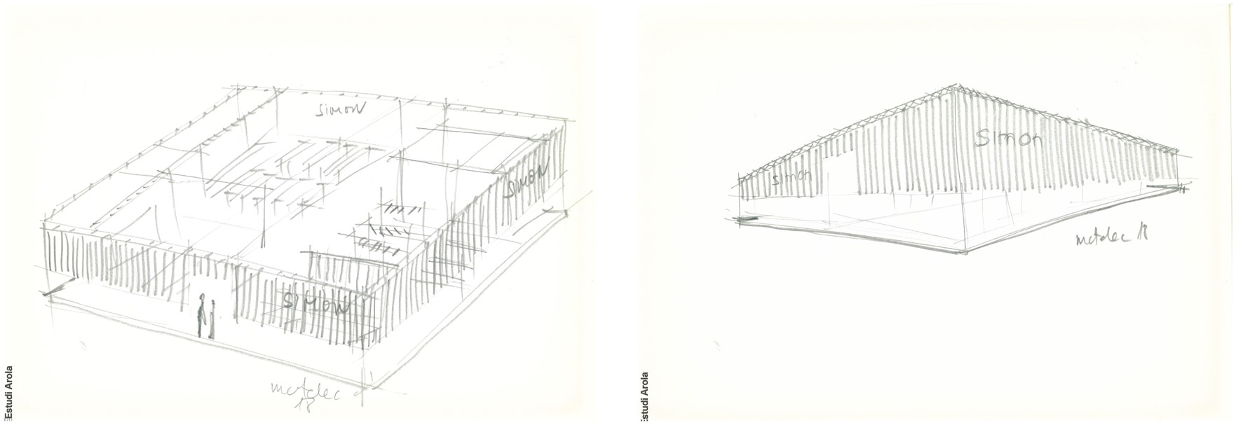 boceto stand simon en matelec