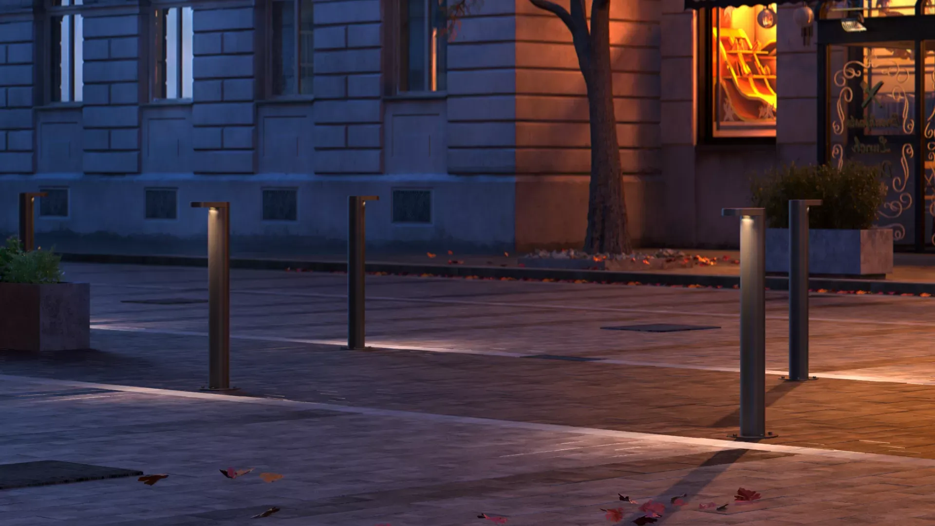 Simon Hera Istanium LED beacon — outdoor orientation and signage luminaire